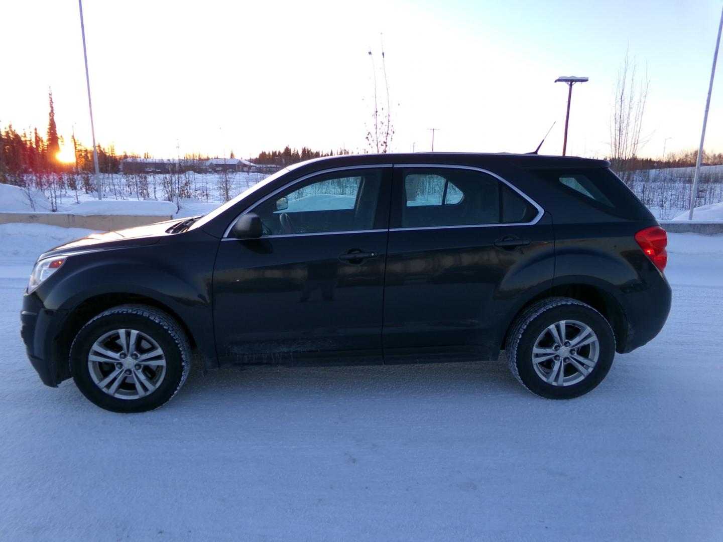 2012 Black Chevrolet Equinox LS 2WD (2GNALBEK4C1) with an 2.4L L4 DOHC 16V engine, 6-Speed Automatic transmission, located at 2630 Philips Field Rd., Fairbanks, AK, 99709, (907) 458-0593, 64.848068, -147.780609 - Photo#2